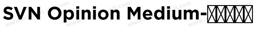 SVN Opinion Medium字体转换